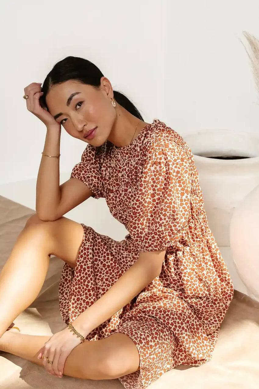 Shyla Floral Midi Dress