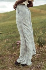 Verity Printed Pants in Blue