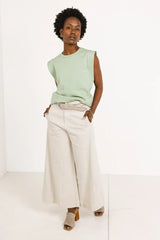 Maguire Muscle Tee in Sage