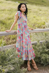 Skipper Tropical Midi Dress