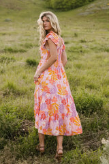 Poppy Tropical Midi Dress