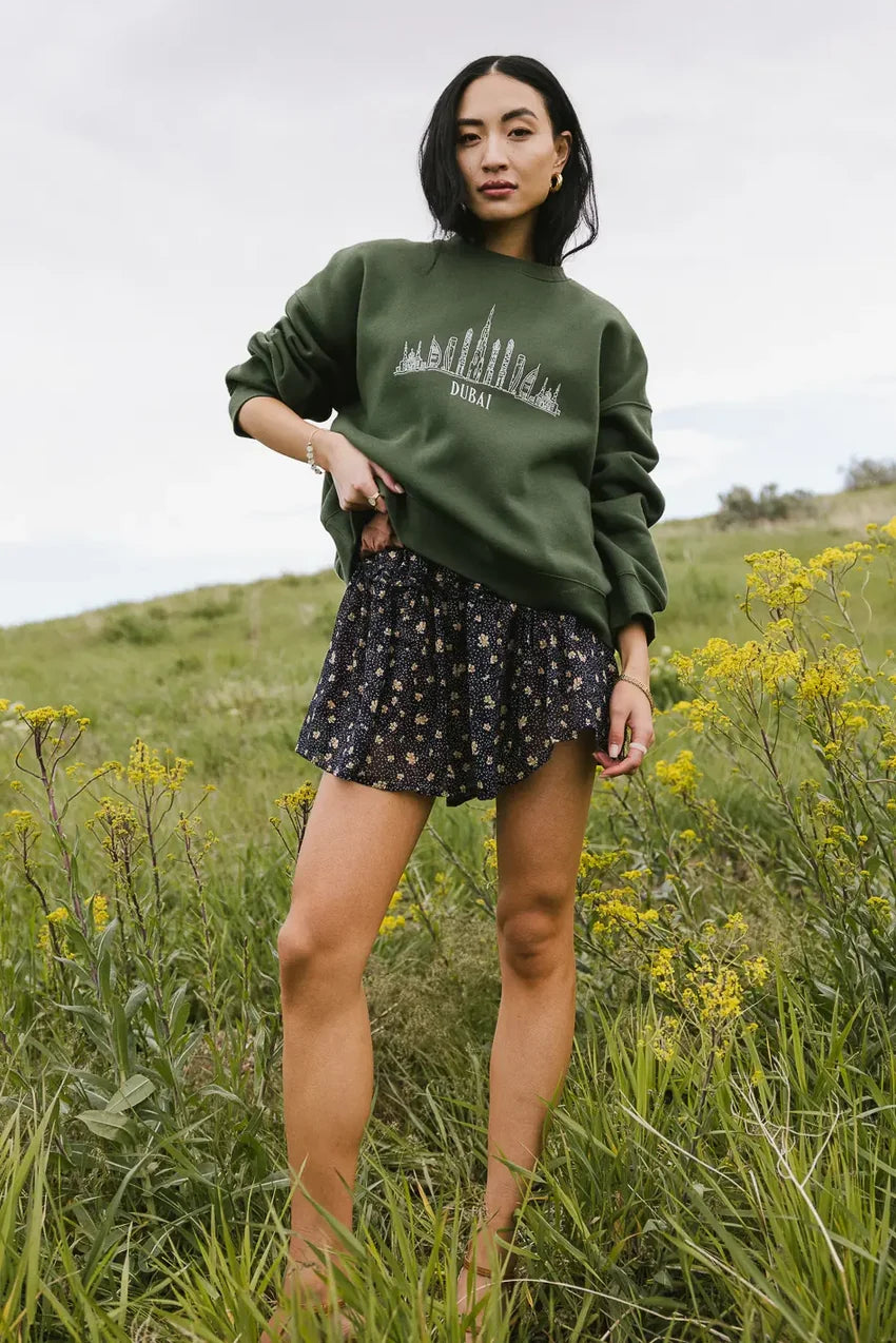 Dubai Embroidered Sweatshirt