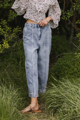 Towy Cropped Straight Leg Jeans