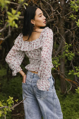 Gemma Ditsy Floral Blouse