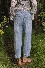 Towy Cropped Straight Leg Jeans