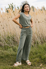 Maren Top in Sage