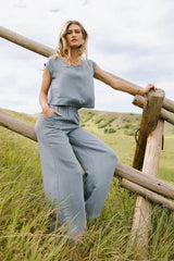 Maren Top in Slate