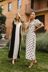 Solene Striped Maxi Dress