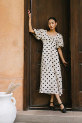 Calliope Twisted Midi Dress