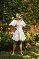 Amayra Checkered Mini Dress