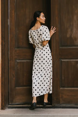 Calliope Twisted Midi Dress