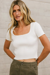 Cosette Top in Ivory