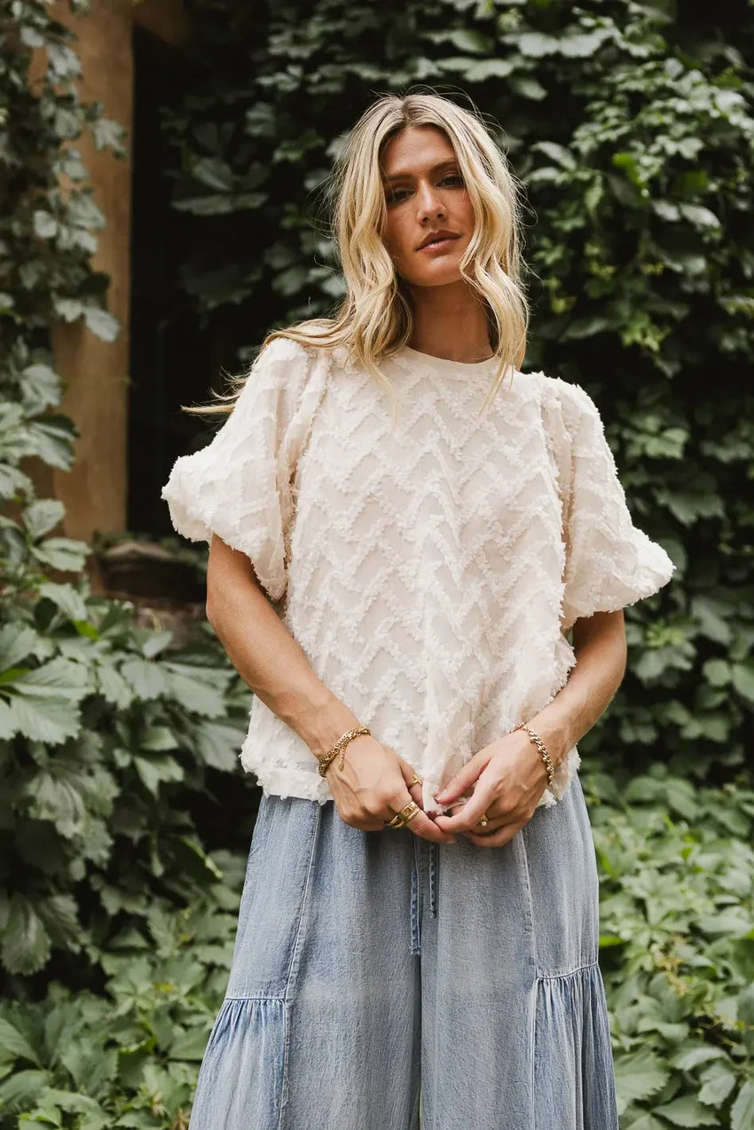Juliet Textured Blouse