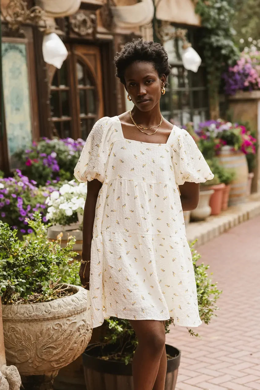 Etta Floral Babydoll Dress