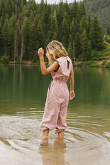 Weekend Warrior Jumpsuit in Pink