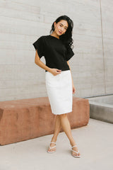 Indra Denim Midi Skirt
