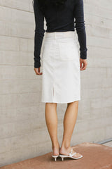 Indra Denim Midi Skirt