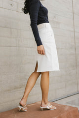 Indra Denim Midi Skirt
