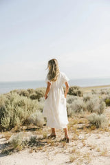 Fool For You Midi Dress in Cream