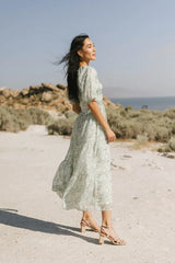 Nadia Smocked Midi Dress