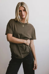 Gunner Basic Tee in Dark Olive