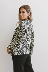 Nona Dolman Sleeve Blouse in Black