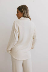 Etta Button Up in Beige
