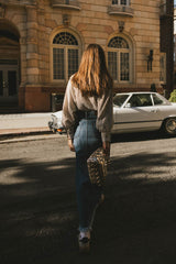Heather Denim Maxi Skirt