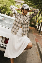 Mayne Plaid Flannel Button Up