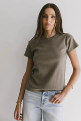 Briony Basic Tee in Olive