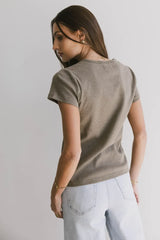 Briony Basic Tee in Olive