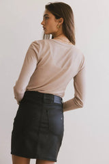 Della Shimmer Top in Mauve