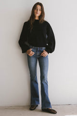 Amber Knit Sweater in Black