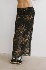 Davina Floral Lace Skirt