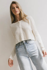 Marin Knit Top in Ivory