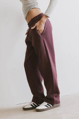 Ezra Sweatpants in Burgundy