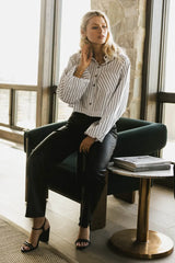 Wynn Striped Button Up