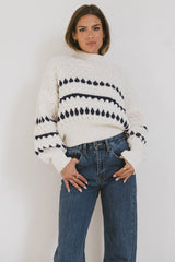 Inara Knit Sweater in Navy