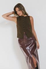Louella Leopard Vest