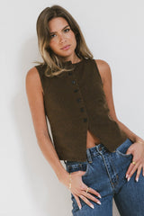 Louella Leopard Vest