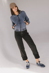 Alcott Cuffed Straight Leg Jeans