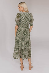 Dia Paisley Midi Dress