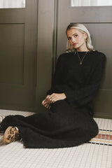 Charlotte Knit Sweater in Black