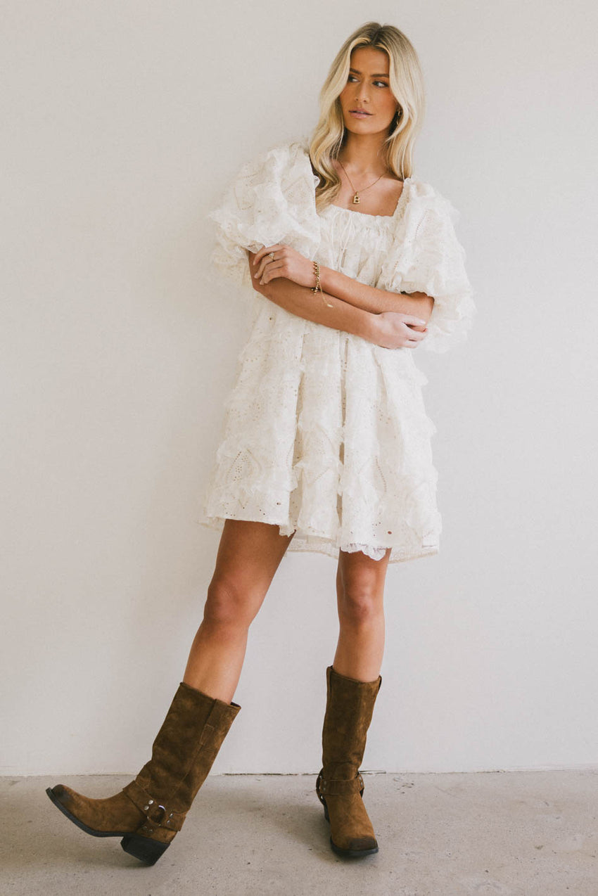 Solene Babydoll Mini Dress
