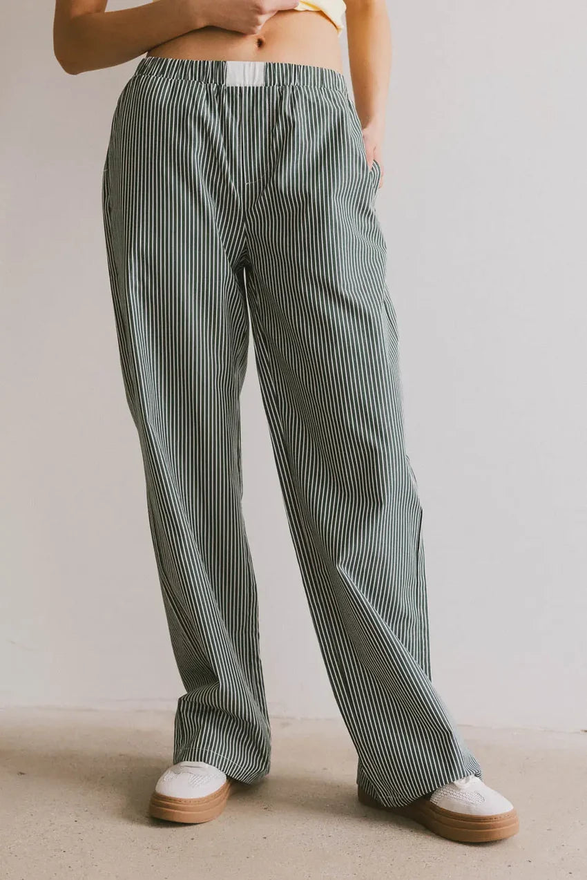 Marline Striped Boxer Pants