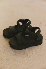 Seychelles Serenade Platform Sandals in Black
