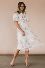 Evelise Floral Midi Dress