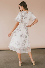 Evelise Floral Midi Dress