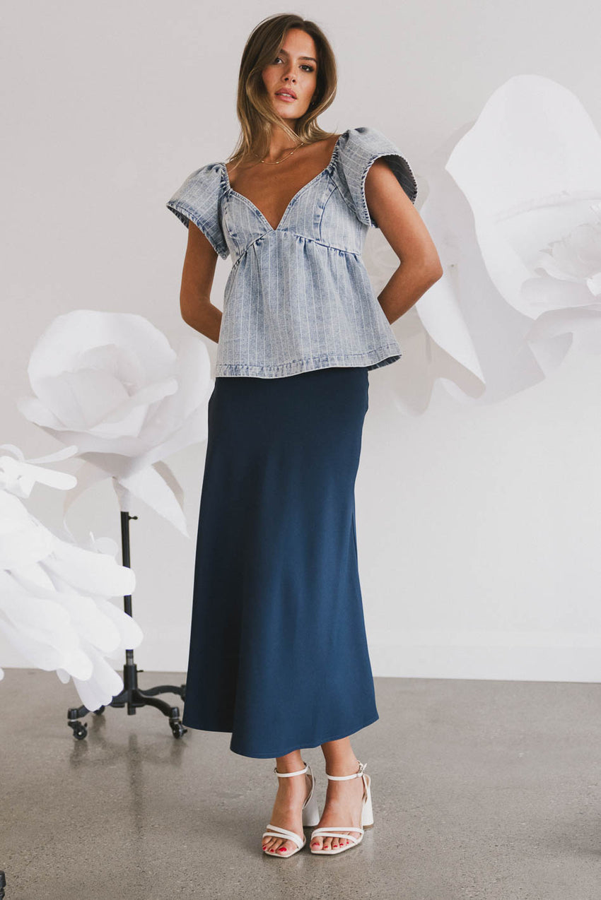 Kamila Skirt in Navy