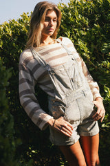 Carstyn Striped Shortalls